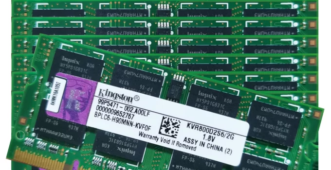 30 piezas de SODIMM RAM para portátil DDR2 de 2GB y 4GB, PC2 553/667/800 MHz, 1,8 V
