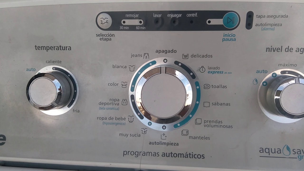 Manual De Reparacion De Lavadora Mabe Aqua Saver 19 Kg