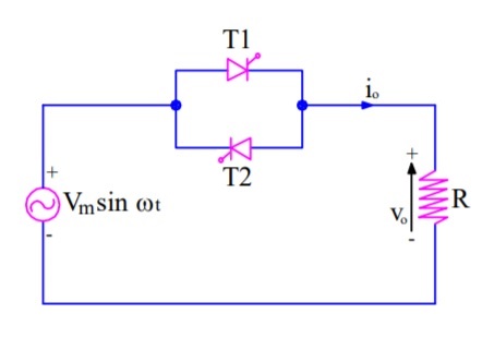 Diagrama de circuito del controlador de voltaje CA
