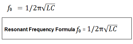 Fórmula de frecuencia resonante -1