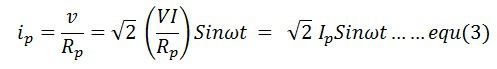 ecuación del vatímetro