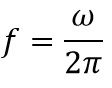 ecuación de frecuencia