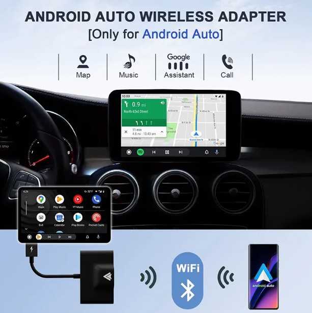 Adaptador Inalámbrico Android Auto