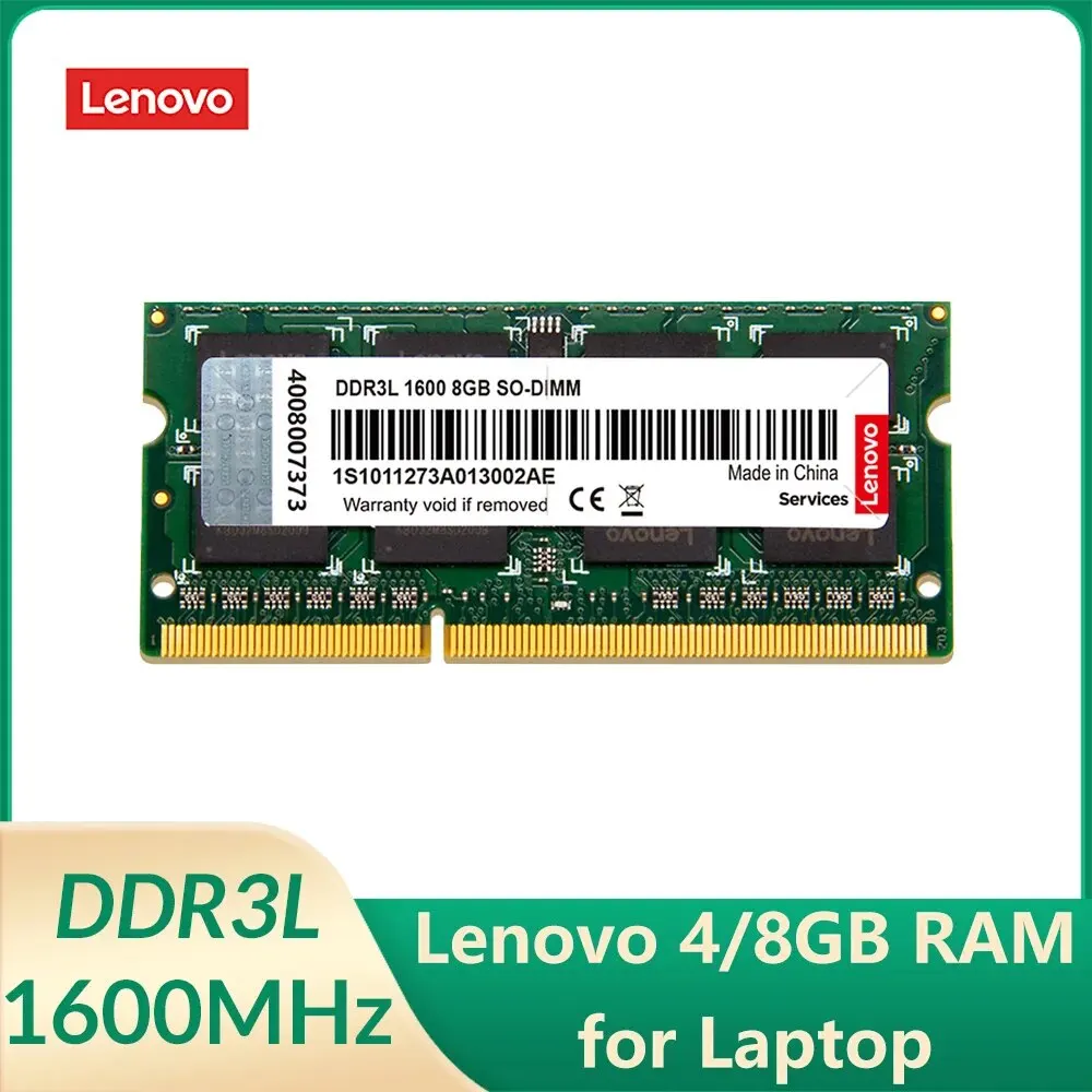 Lenovo DDR3L 1600MHz 4GB 8GB portátil RAM 204pin SO-DIMM memoria para portátil Ultrabook