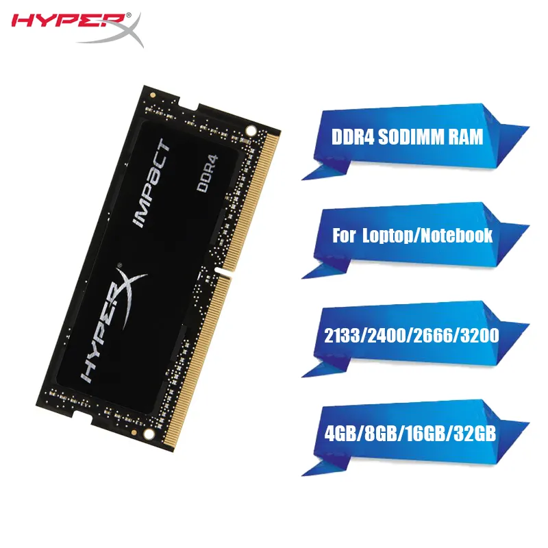 Memoria RAM DDR4 SODIMM para portÃ¡til, 8GB, 16GB, 32GB, 3200MHz, 2133, 2400, 2666MHz, 260Pin, 1,2 V, PC4-21300, 25600