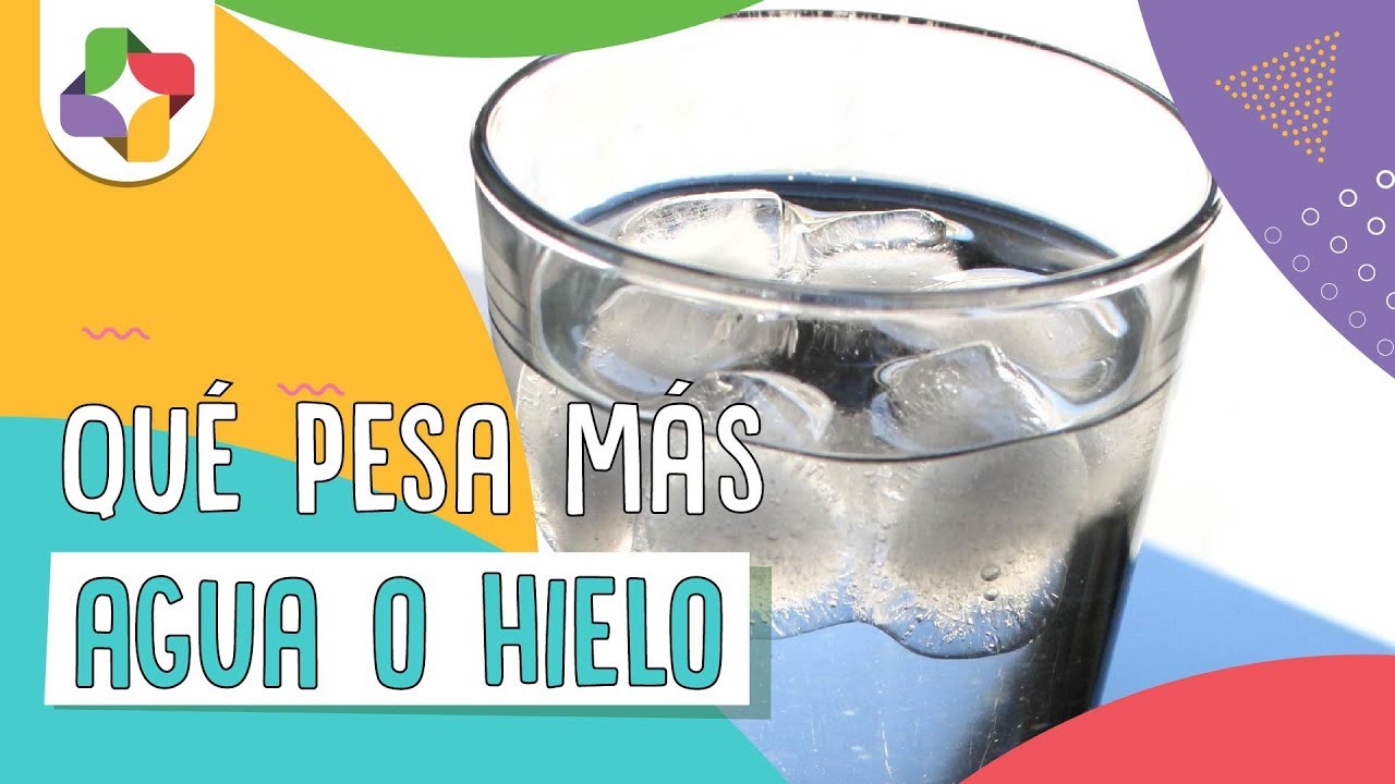 Cuánto pesa un litro de agua congelada y su comparación con el hielo